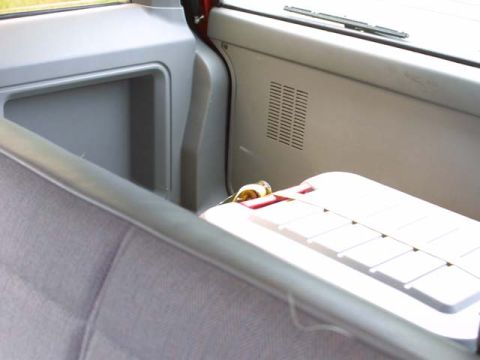 1993 Jeep Cherokee - View Of The Rear From Rear Door Open