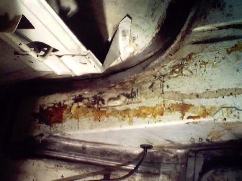 1966 Ford Fairlane - Considering how bad this car leaks, I figured there would be water trap somewhere around here or at the base of the quarter. It didn't look…
