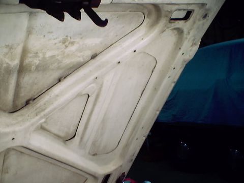 1966 Ford Fairlane - Trying to figure out why the bottom of the hood is drilled out.
