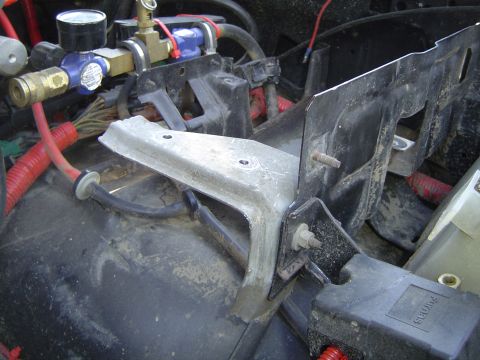 1989 Ford Bronco - Made this bracket out of some funky bracket
