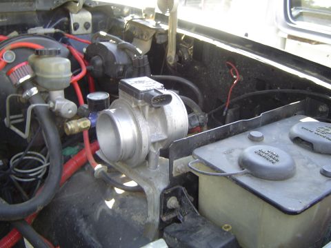 1989 Ford Bronco - Sensor bolted to my bracket