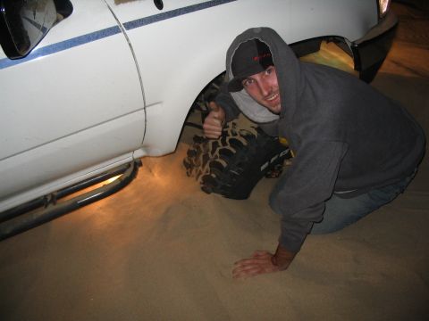 1993 Toyota 4Runner - Colin giving the old "thumbs up" for a fantastic stuck...