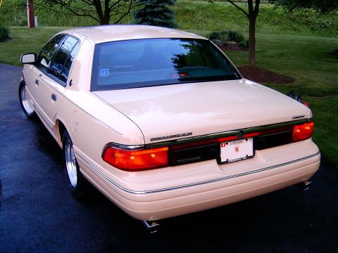1996 Mercury Grand Marquis - Old pic, Marauder tips since removed in favor of factory style tips