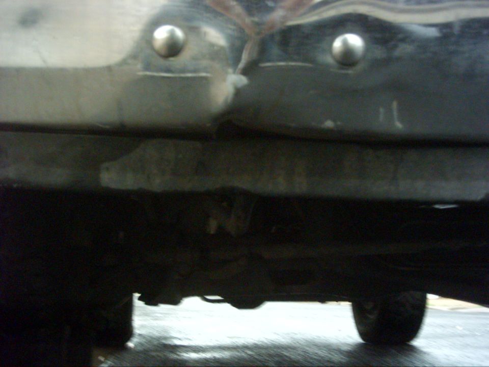 Luckily it was small enough that my stock truck went on top of it. Just a little bumper damage