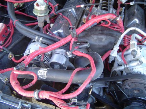 1989 Ford Bronco - Original wiring harness pulled off the engine