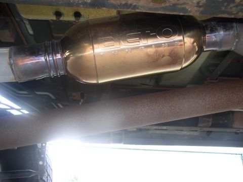 2000 Ford Excursion - 3030 Aero Turbine stainless steel muffler