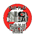 1986 Ford Bronco - Clan logo stating 'Fair Play No Cheat This Clan Does Not Cheat'.