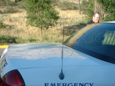 1999 Ford Crown Victoria - A modified 2005 Crown Vic rear quator antenna.
