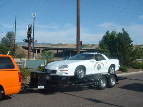 1999 Ford Crown Victoria - 2002 B4C Camaro restored back to its original department- California Highway Patrol.