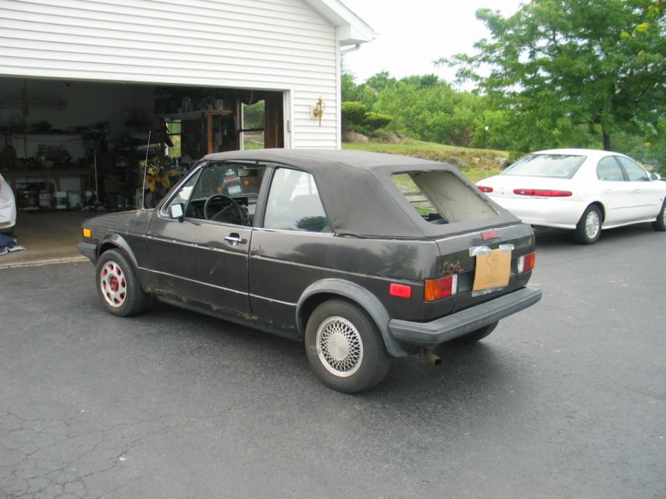 1986 Volkswagen Cabriolet “Cabbage - SOLD”