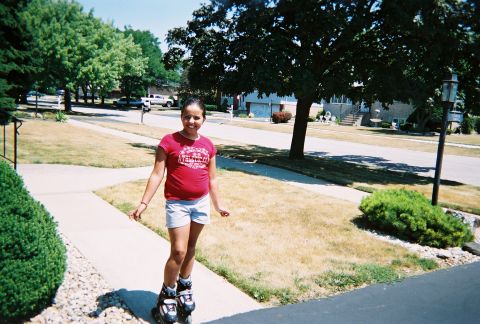 1996 Ford F-150 - My 9 year old sister, Angela.