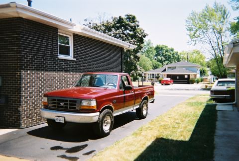 1996 Ford F-150 - Freshly washed.