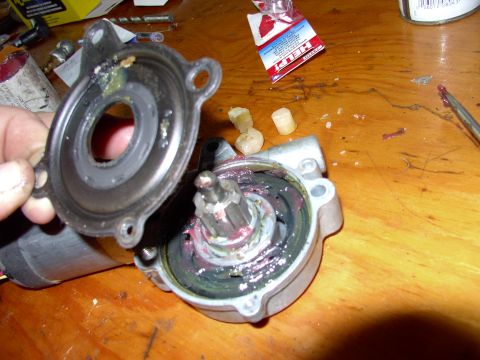 1990 Lincoln Town Car - Put the cover and one screw back on and bolt it back onto the cable gearbox through the new holes in the inner door and you're ready for an…