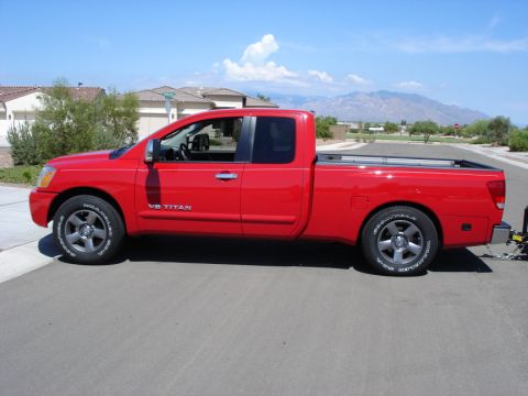 2005 Nissan Titan - Closeup of the truck only. I think it's going to need some airbags...