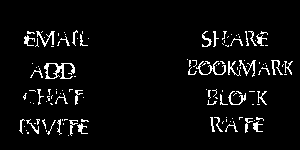 1992 Ford Bronco - This image displays a list of common interface text options.