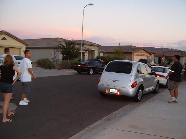 outside the house