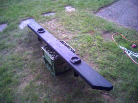 1993 Ford Bronco - last coat of clear on my first bumper