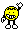 1968 Ford Mustang - This is a digital icon of a smiley face character with a cartoonish appearance and a raised hand.