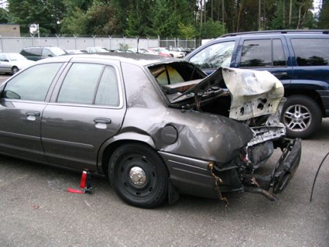 WSP Wreck - 2003 Ford Crown Victoria