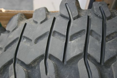 2003 Jeep TJ - Tire tread detail.