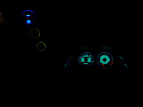 1993 Ford Probe - lit up