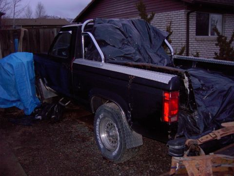 1992 Ford F-150 - 1991 Ranger shortbed reg cab 4x4 V8 Project. In the final stages of collecting parts for the swap...