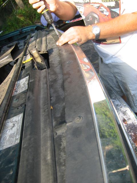 1996 Ford Bronco - here are the other four on top, nice and easy. use a #1head philps, 2 is too big