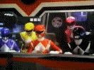 1995 Ford Bronco - The Power Rangers are gathered in a control room, ready for action.