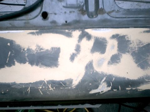 1990 Ford Bronco - Roughing the paint up