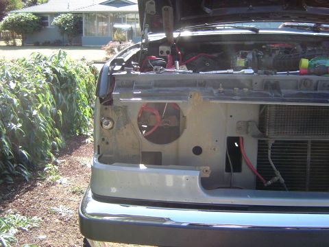 1989 Ford Bronco - Took the light assy out
