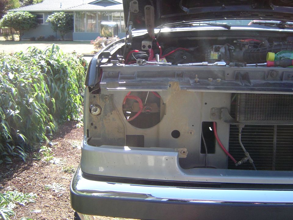 Took the light assy out