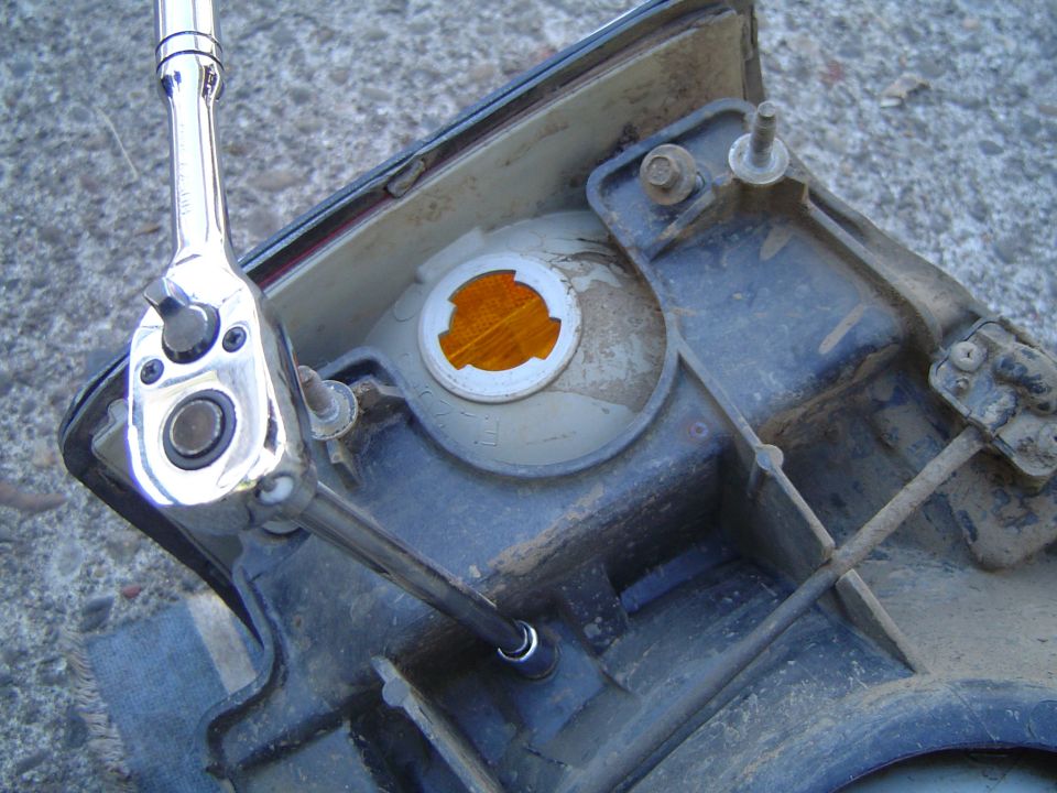 Took the 3 bolts off the back