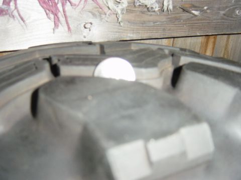 1987 Suzuki Samurai - This photo shows a close-up of a tire rim, not a 1987 Suzuki Samurai.