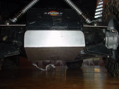 1988 Ford Bronco - Skidplate, it's just taped on since I was too lazy to screw it on tonight