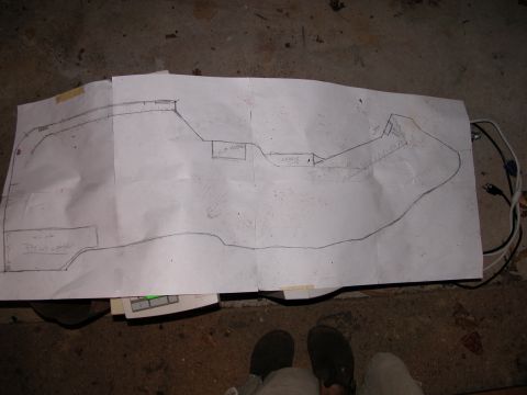 1989 Ford Bronco - my plans i drew up to get a picture of it