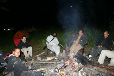 2003 Jeep TJ - Ok. Class. Today we are going to learn why its important not to fall asleep first at the campfire.