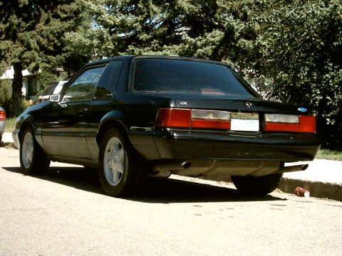 1989 Ford Mustang - The rear.