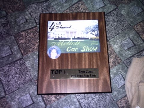 1995 Ford Probe - this years award..... ya its only 3rd but i was beat by a 66 stang and a 71 camaro.... so i dont feel bad at all.