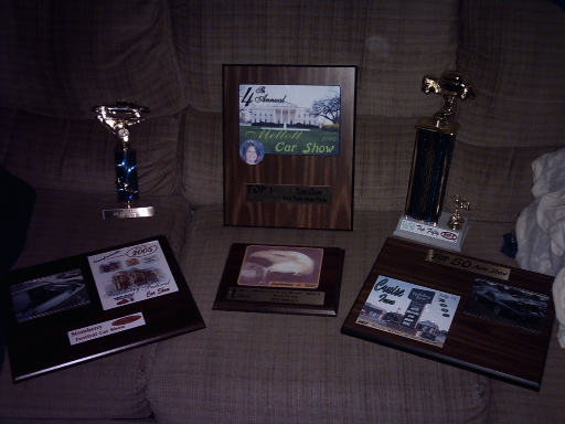 All my awards: 1st in class (mellott '04), Best Exterior (BAMM 2K5), Class winner (Strawberry Festival '05),  3rd in class (mellott '05),  Top 25 (holiday inn '05),  Top 50 (reds drive in '05)