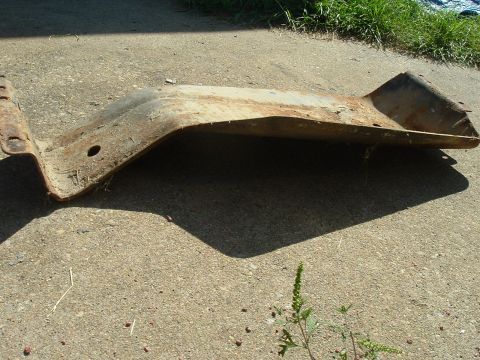 1989 Ford Bronco - Bent skid plate