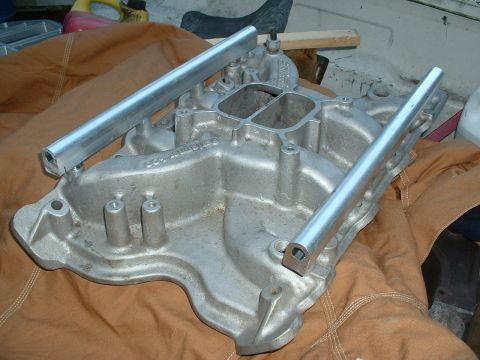 1978 Ford Bronco - Here's the manifold all mocked up without injectors installed, bungs are only pressfit in at the moment.