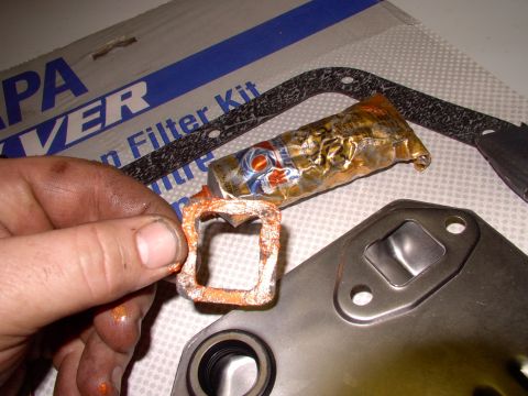 1990 Lincoln Town Car - I always glue these gaskets onto the filter with a little Permatex UltraCopper, just to make sure they stay on during re-assembly.
