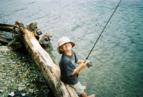 1990 Ford Bronco - 1st fishing trip