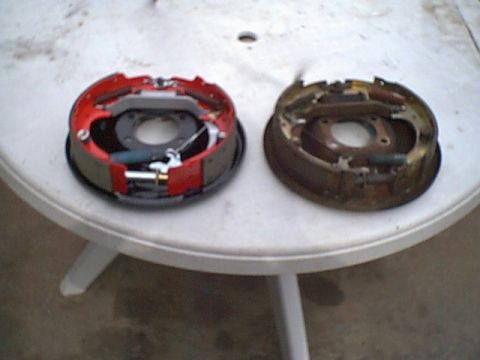 1983 Ford Bronco - here is the finished look after i replaced the springs and shoes and cleaned and painted