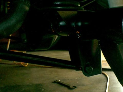 1983 Ford Bronco - here is the left side installed you can see the 3" new exhaust on the top