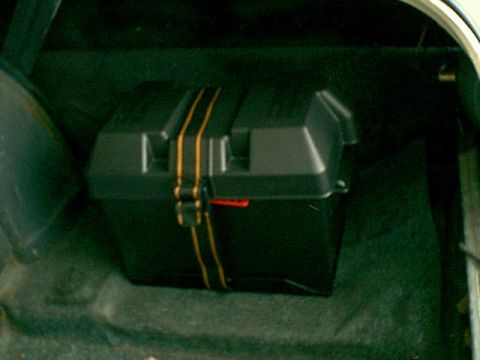 1983 Ford Bronco - moved the battery to the trunk