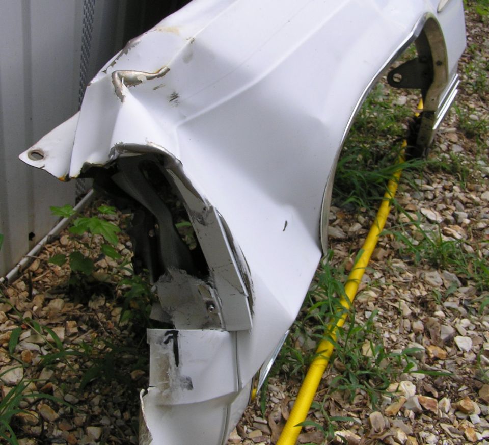 damage on fender