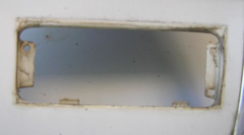 1986 Ford Crown Victoria LTD - original fender hole for light (for comparsion)