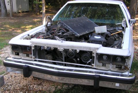 1986 Ford LTD Crown Victoria - front cap test fitted
