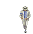 1968 Ford Mustang - A stylized depiction of Michael Jackson in his famous white suit and fedora.